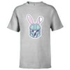 Star Wars The Mandalorian Mando Easter Bunny - Short Sleeve T-Shirt for Kids - Customized-Athletic Heather