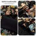 thumbnail image 5 of Dintszyayue 3Pcs Floral Quilt Set King,Black Botanical Soft Bedspread Lightweight Coverlet Set Adult(90"X110"), 5 of 7