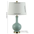 thumbnail image 4 of SAFAVIEH Bowie 26 in. Solid Ceramic Table Lamp, Sea Blue, 4 of 4
