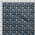 thumbnail image 4 of oneOone Polyester Spandex Medium Blue Fabric Poker Card Sewing Craft Projects Fabric Prints By Yard 56 Inch Wide, 4 of 4