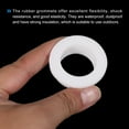 thumbnail image 4 of 2Pcs T Type Rubber Grommet Mount Dia 39.3mm ID 28mm H 15.5mm Seal Protection Flexible Hole Plugs White, 4 of 5