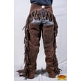 thumbnail image 6 of Large Brown Hilason Full Grain Leather Shotgun Work Chaps, 6 of 7