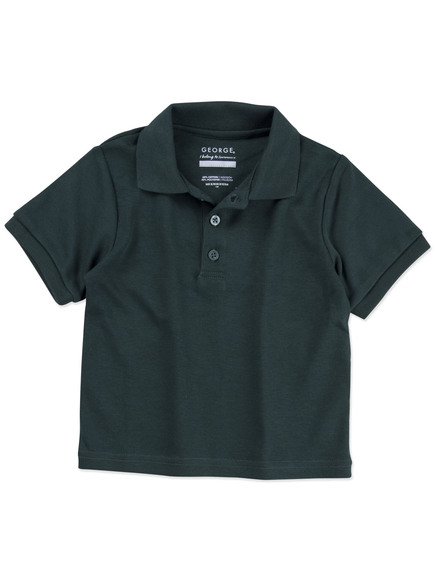 Unisex Toddler School Uniform Short Sleeve Polo Shirt (Toddler