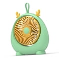 thumbnail image 3 of Ventilador de escritorio USB PP bastante portátil mini ventilador de mesa lindo con velocidad de viento de dos engranajes para el hogar tamaño pequeño verde, 3 of 14