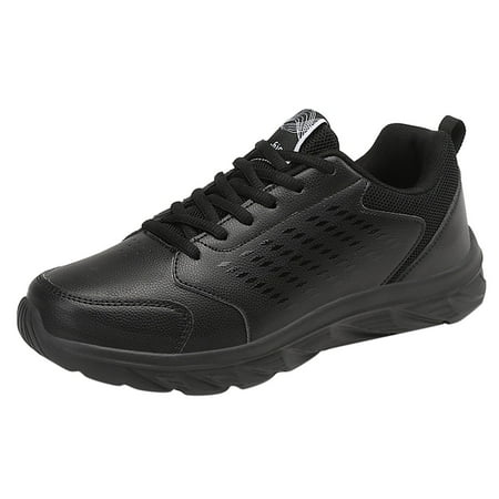 IUJSOY Men's Running Shoes Lightweight Fashion Sneakers Lace up Walking Shoes Gym Jogging Shoes