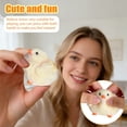 thumbnail image 5 of Relaxation Relief Items Squeeze, Student Easter Toy, Plush Toy, Sensory Play, Pom Poms, Chick Figure, Wool, 2*3in, Off-White, 1 Pc, 5 of 7