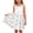 White#2, variant on Yertdoel Girls Summer Dress Fashion Print Spaghetti Strap Party Cake Dress Beach Vacation Cute Sweet Casual Sundress with Pockets