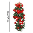 thumbnail image 3 of Beautiful Artificial Rose Hanging Flowers for Home and Garden Decor - Lifelike Silk and Plastic Vines, Perfect for Weddings, Living Rooms, and Outdoor Spaces, 3 of 7
