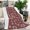 Red, variant on Maroon Footballs Pattern Blanket,Comfortable Soft Lamb Wool Throw Blanket,All Season,Warm Lightweight Blankets for Sofa Bed Couch Living Room Chair,30"x40"