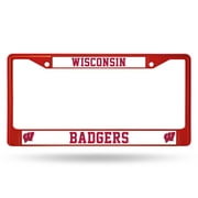 Wisconsin Badgers Red License Plate Frame