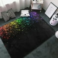 thumbnail image 3 of Shaggy Area Rug, Night Rainbow Sparkles Rugs for Living Room Bedroom Non Slip Door Mat Indoor Carpet Machine Washable Nursery Home Decor Floor Mats for Entryway 60x39in, 3 of 5