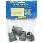 Sunmark Quad Cane Tips with 5/8" Diameter Legs