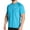 Laser Blue Heather, variant on Men's Nike ESSA589 Dri-Fit Short Sleeve Heather Rashguard (Game Royal Heather S)