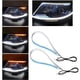 thumbnail image 3 of Luz De Circulación Diurna Para Automóvil Luz Ambiental Con Enchufe De Hebilla A Prueba De Agua Señal De Giro De Luz De Flujo Led De Dos Colores Para Automóviles Scooters Motocicletas 30/45/60 Cm Minnieouse VI012002-11, 3 of 6