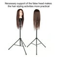 thumbnail image 4 of Hair  Model Head Stand Rack Floor Mannequin Tripod Tripod Stand Hairdressing Training, 4 of 8