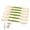 Green-6PCS, variant on Swab Shaped Catnip Cat Toys, Durable Interactive Chew Toys, Natural Wool Handmade Play Toys for Indoor Cats Anxiety Relief Daily Exercise(Beige-6PCS,15CM)