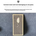 thumbnail image 5 of Cat Scratcher Cardboard, Natural Sisal Scratching Pad for Cats, Corrugated Paper Cat Nail File Scratcher, Protect Furniture, Cat Toy & Rest Area, 16.9" x 8.3", 5 of 10