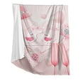 thumbnail image 1 of Puntoco Manta de franela para el día de San Valentín, manta para novia, manta para sofá de dormitorio, lavable, 1 of 4
