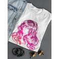 thumbnail image 3 of Cute Fashion Colorful Lady T-Shirt Women -Image by Shutterstock, Female Small, 3 of 4