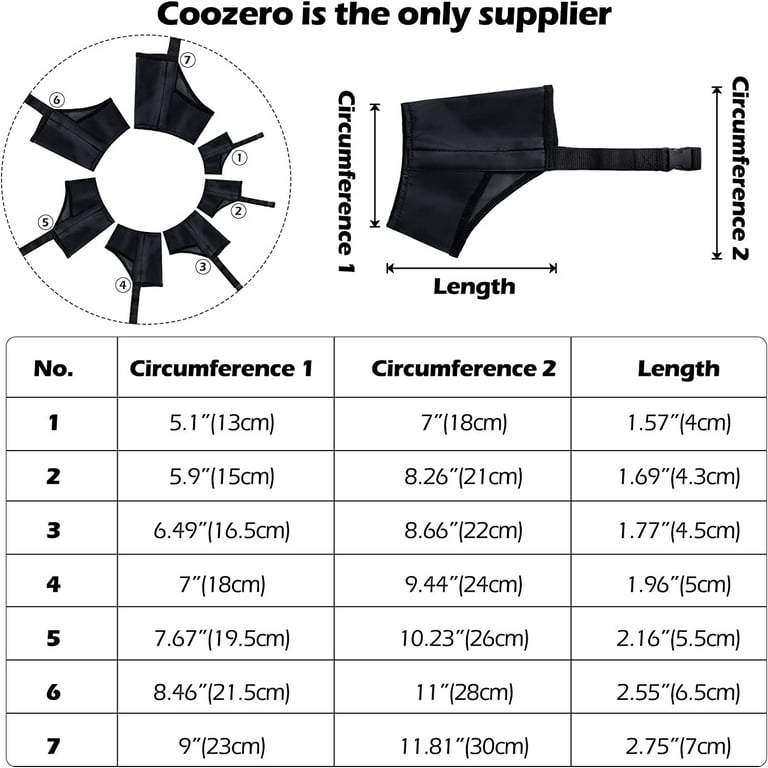 Coozero dog muzzle deals