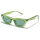 thumbnail image 1 of Gafas de Sol VANLINKER Pequeñas Modernas de Ojo de Gato Estrechas con Lente Verde, 1 of 5