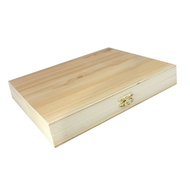 Miangastore Wooden Slide Storage Box Wooden Slide Storage Holder Biology Slide Storage Box