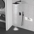 thumbnail image 5 of Boyel Living Rain Shower System 10 inches Wall Mount Shower Faucet Set with Handheld Combo Set,Matte Black, 5 of 9