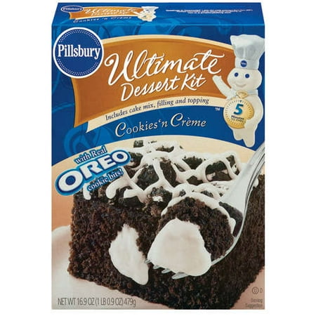 JM Smucker Pillsbury Ultimate Dessert Kit Cake Mix, 16.9 oz