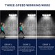 thumbnail image 4 of Luz De Pared Solar Al Aire Libre Lámpara De Pared De Inducción De Cuerpo Humano Giratoria 240Pcs Cuentas De Led Luz De Cerca Decorativa Con Control De Luz Para Garden Yard Hotel Eigraketly HA019790-00, 4 of 7