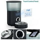 thumbnail image 2 of Dispensador Automático de Comida para Perros y Gatos 4L Dispensador de Croquetas Cuenco 5 Comidas al Día con Pantalla Táctil, Negro, 2 of 5