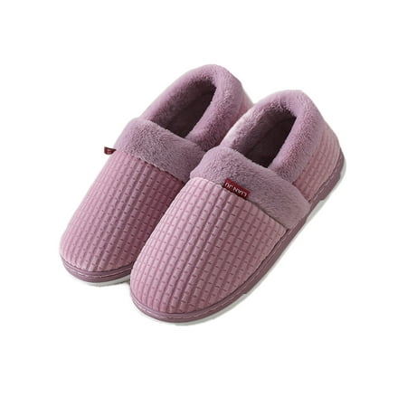 

Tenmix Womens Comfort Warm Shoes Winter Warm Cozy Fuzzy Slippers House Casual Plush Slipper Style I 9.5-10
