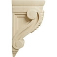 thumbnail image 3 of Ekena Millwork 2 5/8"W x 3 3/4"D x 6 5/8"H Small Fig Leaf Corbel, Rubberwood, 3 of 18