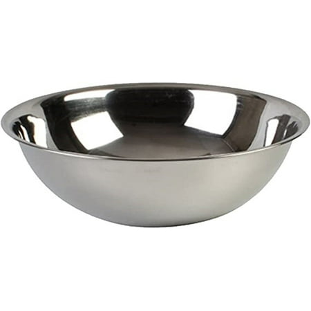 

Truecraftware – 1 Heavy Duty Flat Base Mixing Bowl Stainless Steel – 1-1/2 Quarts 22 Gauge