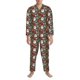 thumbnail image 3 of Fotbe Merry Christmas Pijama de Hombre con Estampado de Manga Larga, Conjunto de 2 Piezas, Ropa de Dormir Suave y Cómoda con Bolsillos-Medium, 3 of 7