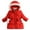 45# Red, variant on oqasdz Girls Coats Quilted Long Padded Lined Thicken Fall Winter Coat for Small Girls Fashionable Warm Top Coat Outwear