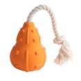 thumbnail image 2 of Dog Chewing Toy, Interesting Rubber Pet Chewing Toy Safe Pumpkin Shape Interactive  for Cats for Living Room for Balcony, 2 of 8