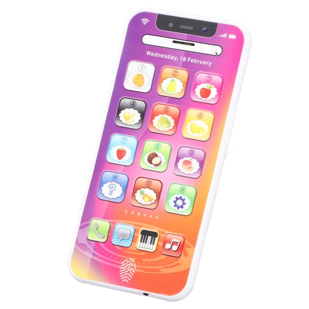 Los Niños Aprenden El Teléfono Celular Del Juego Del Juguete, Los Niños Aprenden El Teléfono Celular Móvil Tamaño Perfecto Bordes Redondeados Para Los Niños