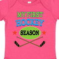 thumbnail image 4 of Inktastic My First Hockey Season Boys or Girls Baby Bodysuit, 4 of 5