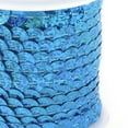 thumbnail image 3 of 25Roll Eco-Friendly Plastic Paillette Beads Sequins Beads Ornament Accessories Flat Round Deep Sky Blue 6mm 5m/roll, 3 of 4