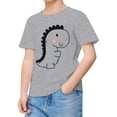 thumbnail image 3 of MEZZALL T-Shirts d'Été pour Enfants Col Rond Imprimé Dinosaure Dessin Animé Manches Courtes T-Shirts 4-5 Ans Mignon Bébé, 3 of 3