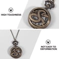 thumbnail image 3 of Miangastore Vintage Snake Pocket Watch For Grandson With Time Telling Function 1Pcs 19.0*1.8*0.4In, 3 of 8
