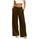 thumbnail image 2 of Neewe Women's Wide Leg Pants with Pockets - Casual Loose Button Waist Trouser Pants Sweatpants Palazzo Lounge Pants, 2 of 8
