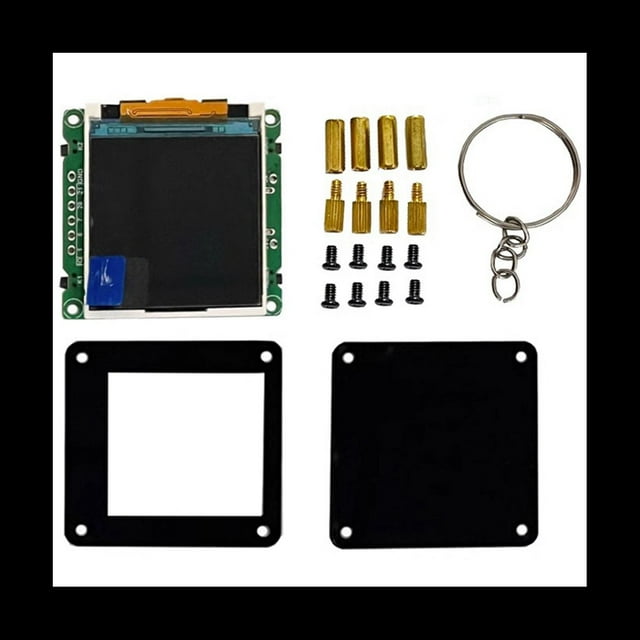 ESP32 C3 Placa de Desarrollo Pantalla LCD de 1,44 Pulgadas Baratijas de Escritorio Mini TV PortáTil Colgante PortáTil Lvgl Spaceman St7735,B