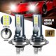 thumbnail image 2 of Super Bright 6000K LED Headlight Bulbs for Cars, 220W High Low Beam Kit, 60000LM White Lighting Solution, 2 of 4