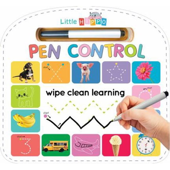 Pre-Owned Write & Wipe Pen Control - Children's Novelty Learning Board Book - Wipe Clean - Educational (Unknown) 1953756166 9781953756169