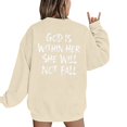 thumbnail image 2 of Soyumi Sweatshirt for Women Fall Winter Oversized Long Sleeve Crewneck Casual top - Cozy Fleece Pullover with Pocket, Lounge Wear Tunic for Leggings, Fashion Outerwear, Light Yellow, 2 of 6