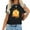 Black, variant on Dad Birthday Girl First Trip Around The Sun Galaxy Cute Women's Top with Graphic Print, Short Sleeve Tee