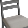 thumbnail image 6 of Castle Place Classic Wooden Dining Chair, Set of 2, Grey, 6 of 8