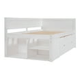 thumbnail image 6 of Twin Size Daybed with Drawers and Shelves, White, 6 of 9