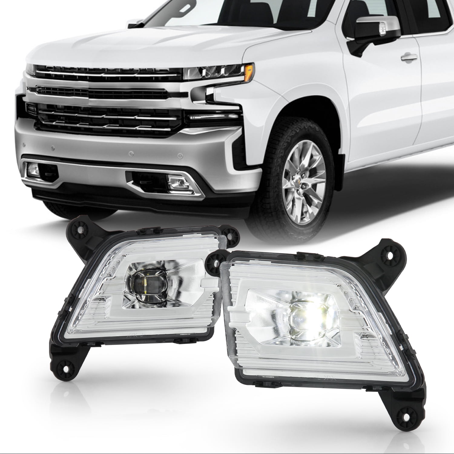 2017 Chevy Silverado Front Bumper With Fog Lights